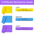 Best Fitness Home Training Natural Latex Resistance Bands, Different Resistance Levels Elastic Yoga Bands